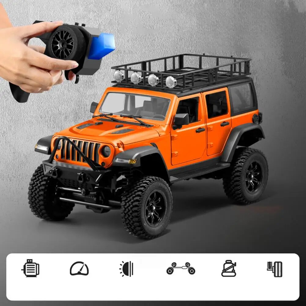 Orange remote deals control car